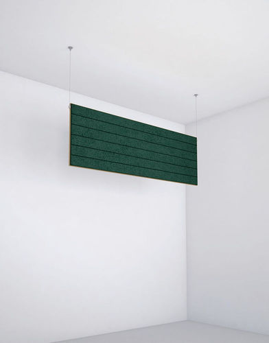 Baffle acustico in feltro - Divy - 3Form - sospeso / rettangolare