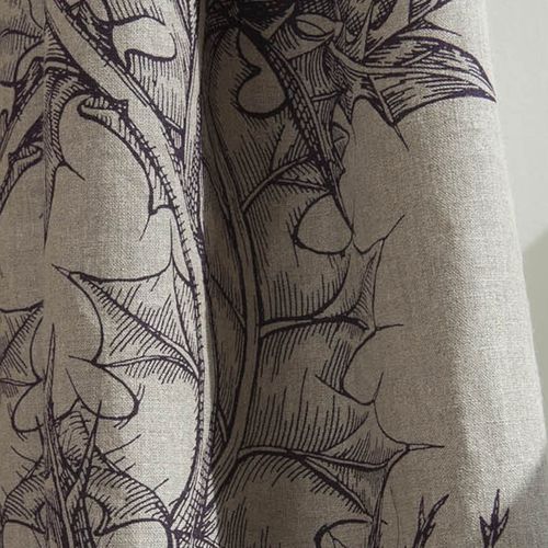 Tessuto da tappezzeria - THISTLE - Timorous Beasties - per tende / a fiori / in lino