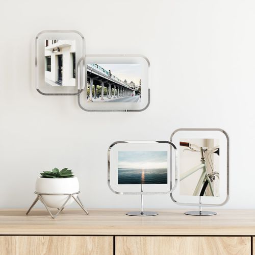 Cornice in vetro - INFINITY - Umbra - in metallo