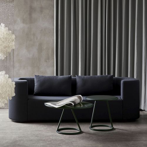 Divano contemporaneo - VP168 - VerPan - in tessuto / imbottito / marrone