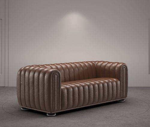 Divano club - Club 1910 - Wittmann - contemporaneo / in tessuto / in pelle