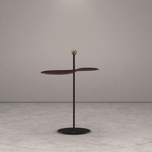 Tavolo d'appoggio contemporaneo - Helice  - Wittmann - in metallo / con supporto in metallo / per uso residenziale