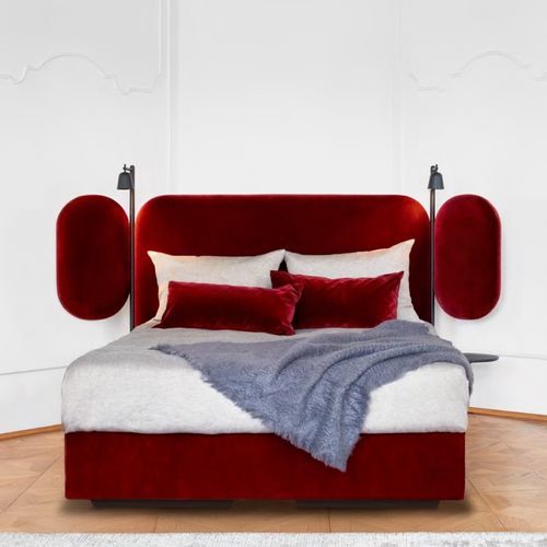 Letto king size - Wings - Wittmann - queen size / contemporaneo / imbottito