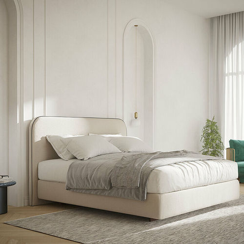 Letto king size - Metis Soft - Wittmann - queen size / contemporaneo / imbottito