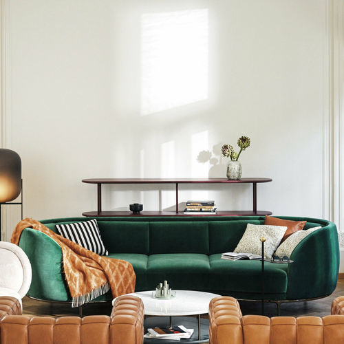 Divano contemporaneo - Vuelta Lounge Island - Wittmann - in tessuto / in pelle / con braccioli
