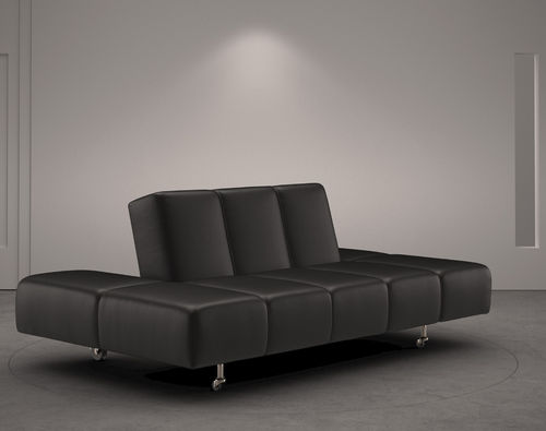 Divanetto imbottito modulare - Party Lounge - Wittmann - contemporaneo / in tessuto / in pelle
