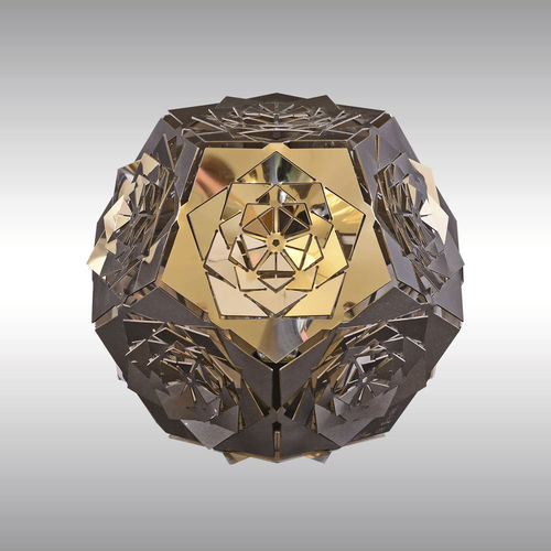 Lampada da tavolo - PLATONIC SOLID 21631 - Woka Lamps Vienna - in acciaio inossidabile / design originale / senza fili