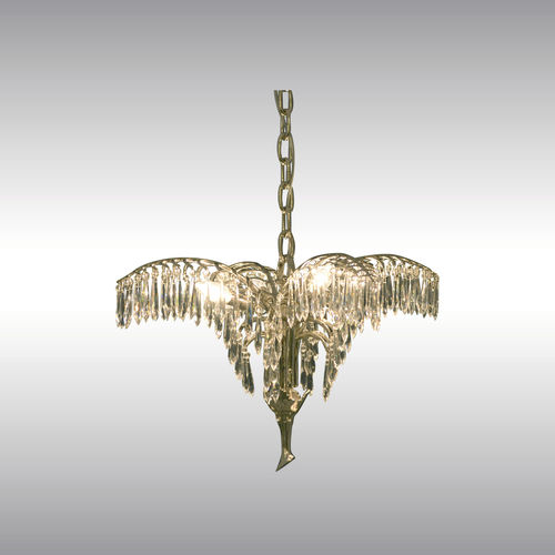 Lampadario classico - 21316 - Woka Lamps Vienna - in cristallo / in ottone / di Josef Hoffmann