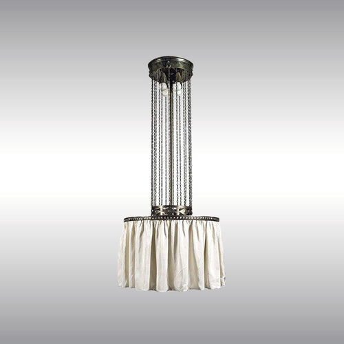 Lampadario classico - 21208 - Woka Lamps Vienna - in ottone / in seta / a incandescenza