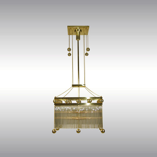 Lampadario classico - 20402 - Woka Lamps Vienna - in vetro / in ottone / a incandescenza