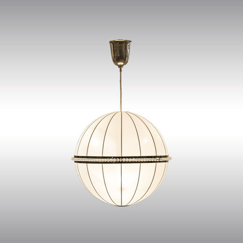 Lampada a sospensione - 21211 - Woka Lamps Vienna - in ottone / in cristallo / in seta