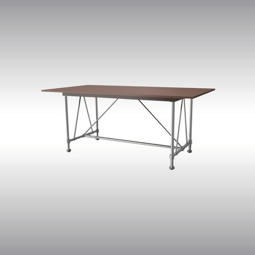 Tavolo classico - 21805 - Woka Lamps Vienna - in faggio / con supporto in ottone / rettangolare