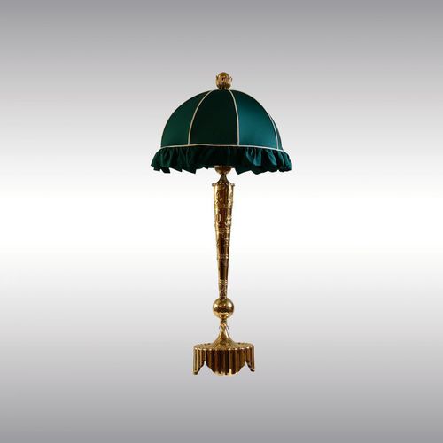 Lampada da tavolo - DAGOBERT PECHE 21413 - Woka Lamps Vienna - in seta / in ottone / classica