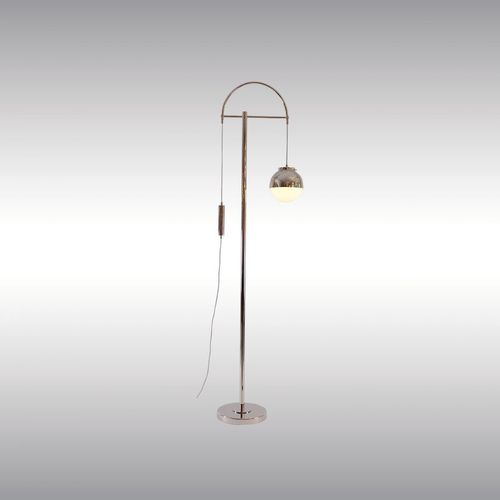 Lampada da terra - 21111 - Woka Lamps Vienna - in ottone / classica / con cavo
