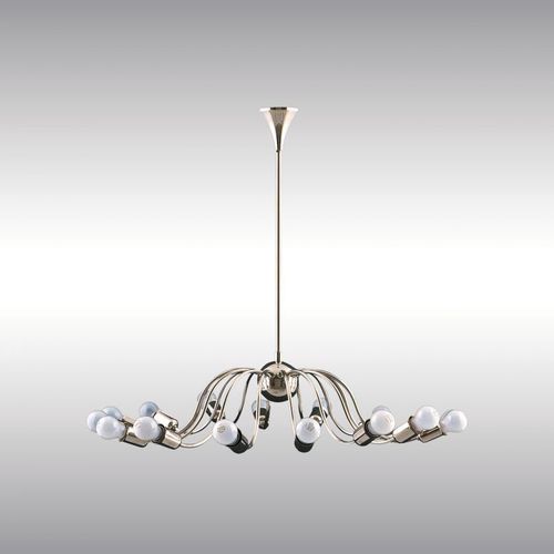 Lampadario contemporaneo - JOSEFSTADT 9849 - Woka Lamps Vienna - in ottone / a candelabro / di Josef Hoffmann