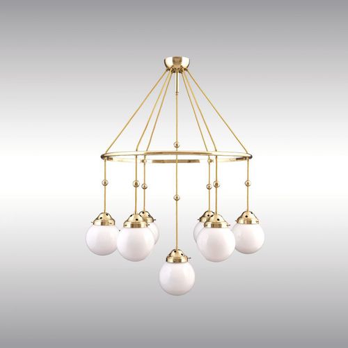 Lampadario classico - BRIONI 9917 - Woka Lamps Vienna - in vetro / in vetro soffiato / in ottone