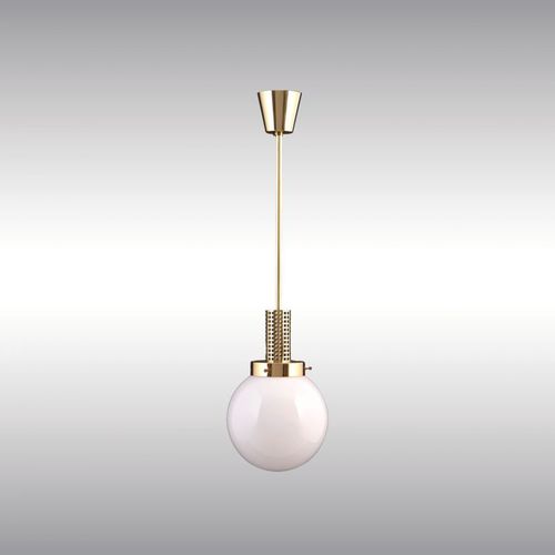 Lampada a sospensione - GITTERPENDE-18 20006 - Woka Lamps Vienna - in ottone / in vetro soffiato / classica