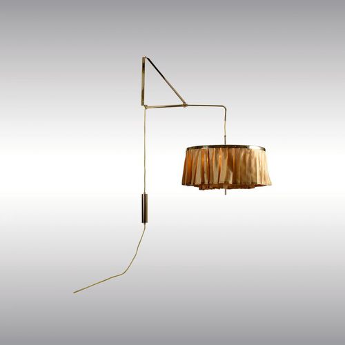 Applique classica - PLISSEE 20817 - Woka Lamps Vienna - da interno / in ottone / in seta