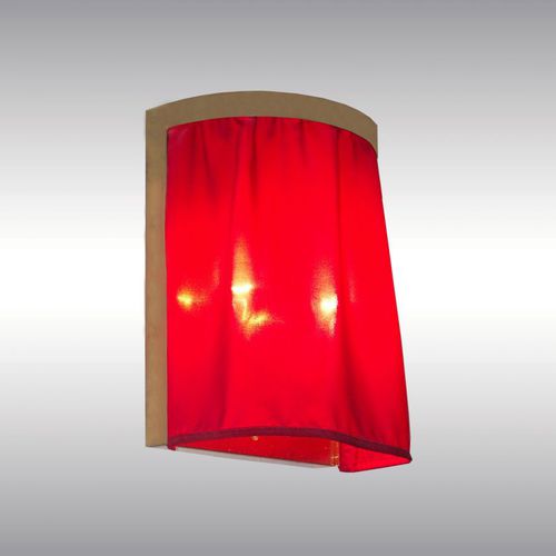 Applique classica - 20001 - Woka Lamps Vienna - da interno / in ottone / in tessuto