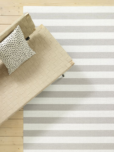 Tappeto contemporaneo - BIG STRIPE - Woodnotes - a righe / in cotone / in fibra di carta
