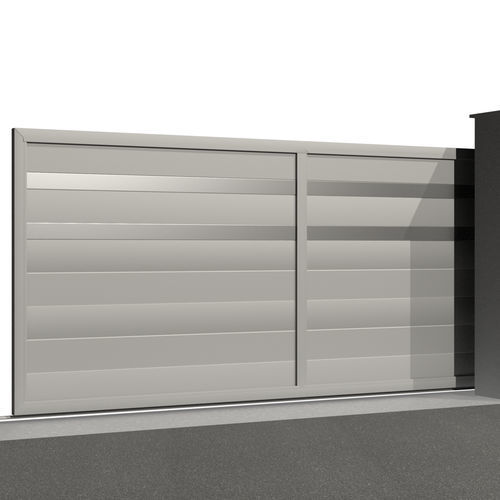 Cancello scorrevole - GRACE C005 - Gates-Creations - destro / sinistro / in alluminio