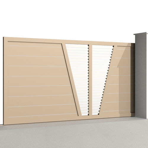 Cancello scorrevole - Tr&eacute;sor RUBIS C006 - Gates-Creations - destro / sinistro / in alluminio