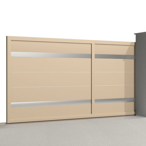 Cancello scorrevole - &Eacute;l&eacute;gance STYLE C008 - Gates-Creations - destro / sinistro / in alluminio