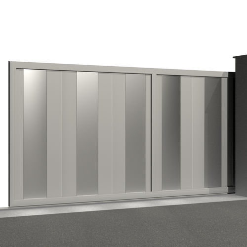 Cancello scorrevole - &Eacute;l&eacute;gance LUXE C013 - Gates-Creations - destro / sinistro / in alluminio