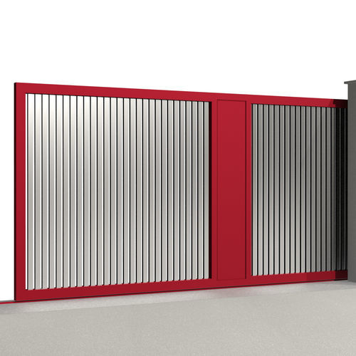 Cancello scorrevole - Tr&eacute;sor OR C019 - Gates-Creations - destro / sinistro / in alluminio