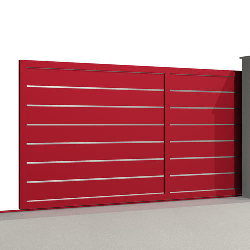 Cancello scorrevole - BALZAC C031 - Gates-Creations - destro / sinistro / in alluminio