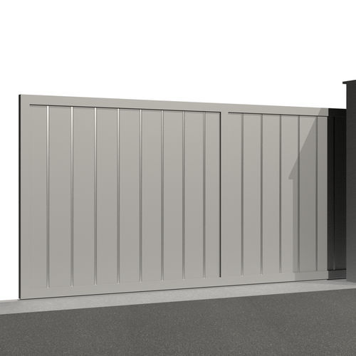 Cancello scorrevole - PUCCINI C032 - Gates-Creations - destro / sinistro / in alluminio