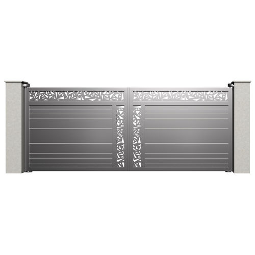 Cancello battente - City LISBONNE B017 - Gates-Creations - destro / sinistro / in alluminio