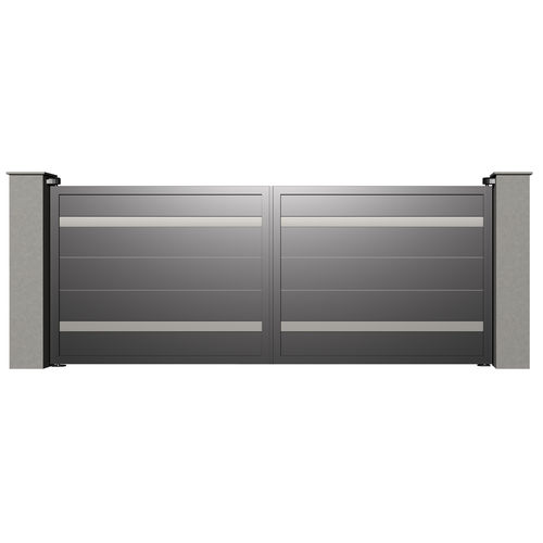 Cancello battente - STYLE B008 - Gates-Creations - destro / sinistro / in alluminio