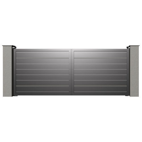 Cancello battente - CHOPIN B002 - Gates-Creations - destro / sinistro / in alluminio