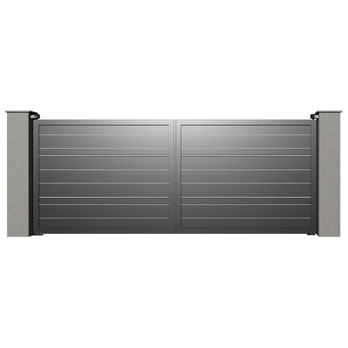 Cancello battente - VERNE B011 - Gates-Creations - destro / sinistro / in alluminio
