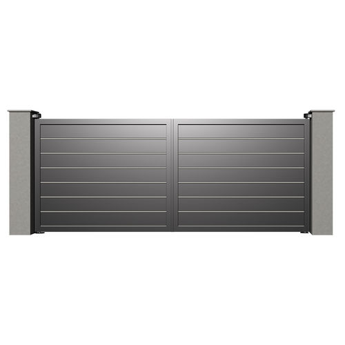 Cancello battente - BALZAC B031 - Gates-Creations - destro / sinistro / in alluminio