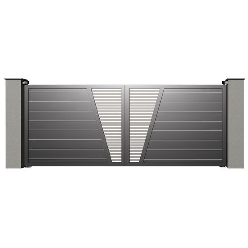 Cancello battente - RUBIS B006 - Gates-Creations - destro / sinistro / in alluminio