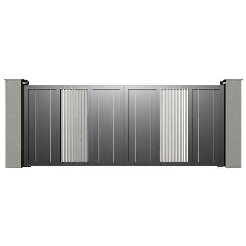 Cancello battente - Tr&eacute;sor DIAMANT B015 - Gates-Creations - destro / sinistro / in alluminio