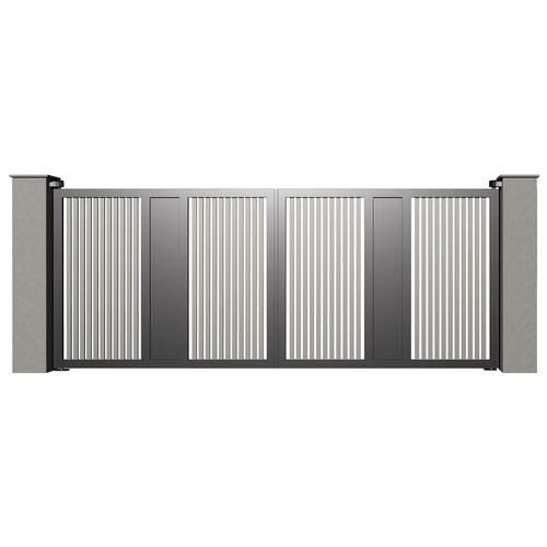 Cancello battente - Tr&eacute;sor OR B019 - Gates-Creations - destro / sinistro / in alluminio