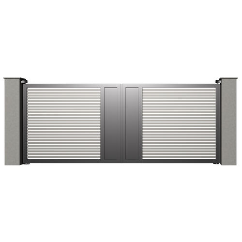 Cancello battente - Tr&eacute;sor ARGENT B020 - Gates-Creations - destro / sinistro / in alluminio