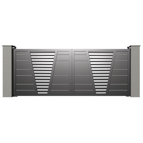 Cancello battente - Tr&eacute;sor AGATE B024 - Gates-Creations - destro / sinistro / in alluminio
