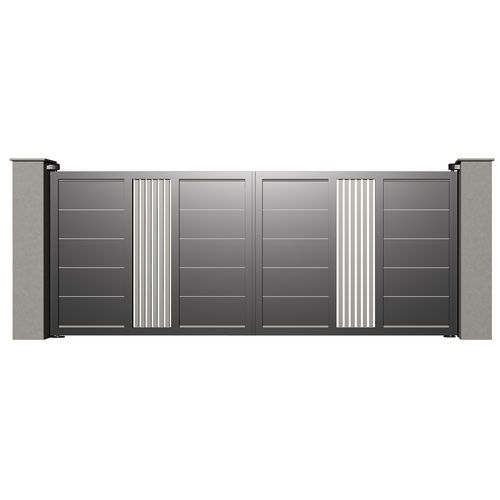 Cancello battente - Tr&eacute;sor SAPHIR B025 - Gates-Creations - destro / sinistro / in alluminio