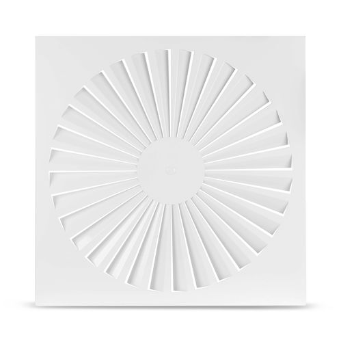 Diffusore d'aria da soffitto - DFS - SAMOVENT TECHNIK,S.L - quadrato / in acciaio / professionale