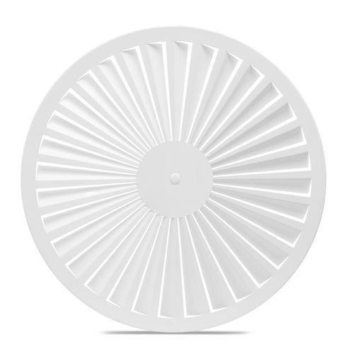 Diffusore d'aria da soffitto - DFS-R - SAMOVENT TECHNIK,S.L - rotondo / in acciaio / professionale