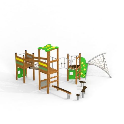 Struttura ludica per parco giochi - VILCABAMBA  - Lars Laj - in acciaio / in HDPE / in polipropilene