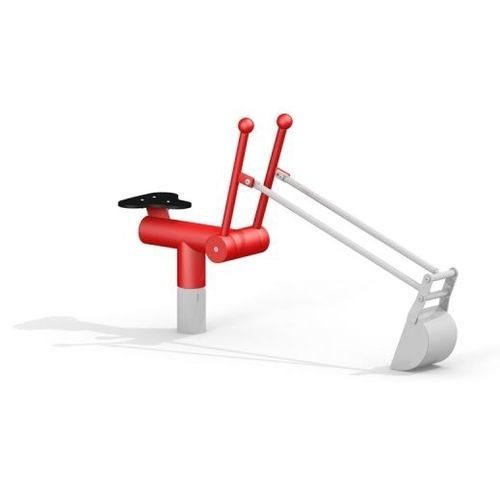 Escavatore per parco giochi per bambini - EXCAVATOR  - Lars Laj - in acciaio inossidabile / in HDPE / in acciaio con rivestimento a polvere