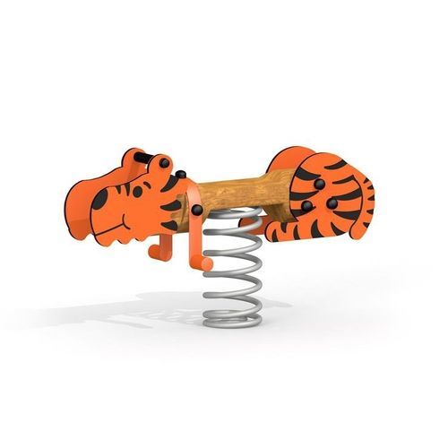 Gioco a molla tigre - 13087 - Lars Laj - in acciaio galvanizzato / in acciaio con rivestimento a polvere / in HDPE