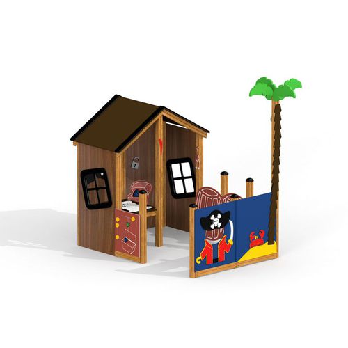 Casetta da gioco per parco giochi - SEA ROBBERS' HIDEOUT  - Lars Laj - a pavimento / a tenuta stagna / per alberi