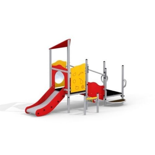 Struttura ludica per parco giochi - MARS  - Lars Laj - in acciaio inossidabile / in HDPE / in compensato