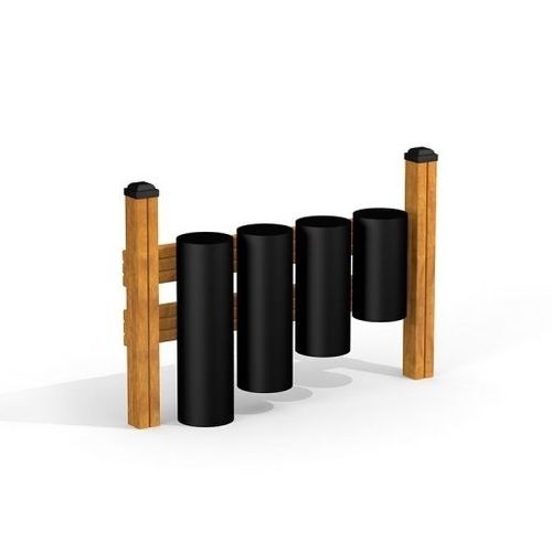 Struttura ludica per parco giochi - DRUMS  - Lars Laj - in legno / in plastica / musicale